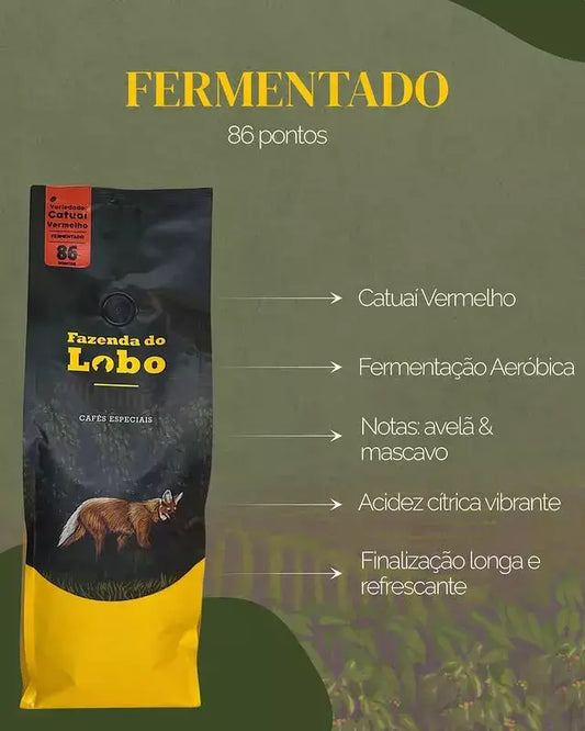 Café Especial +86 Pts Fazenda Do Lobo 250g Sul De Minas Gerais