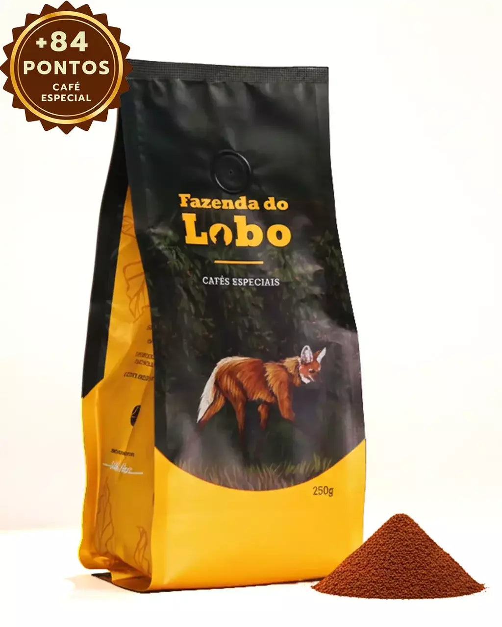 Café Especial +84 Pts Fazenda Do Lobo 250g Sul De Minas Gerais