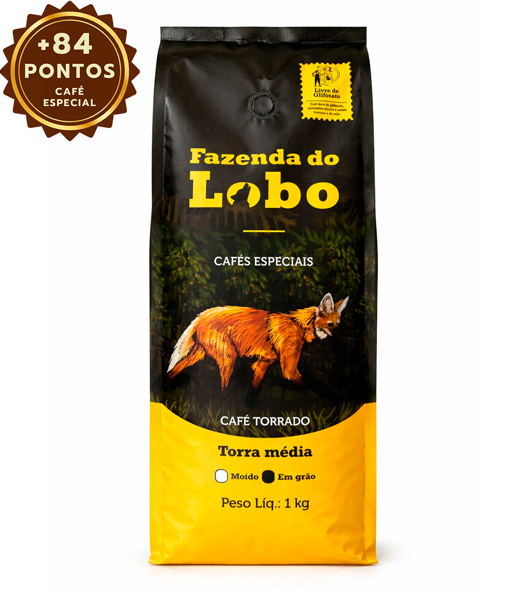 Kit 3kg Café Especial + 84 Pts Fazenda Do Lobo 3x 1kg
