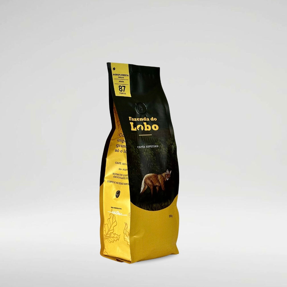Café Especial +87 Pts Fazenda Do Lobo 500g Sul De Minas Gerais