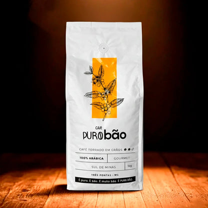 Café Gourmet Puro Bão 1kg Em Grãos - Sul De Minas