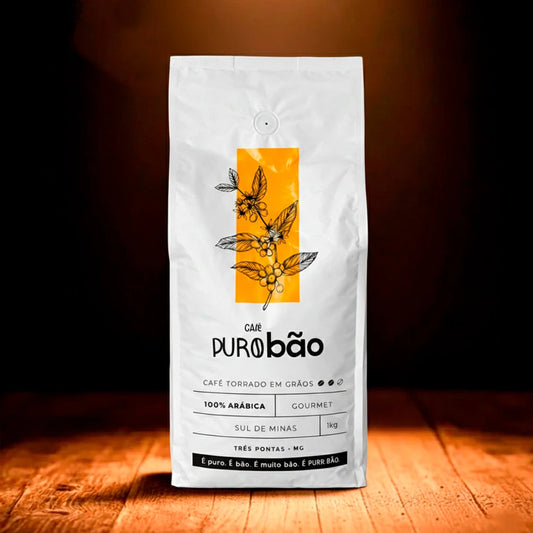 Café Gourmet Puro Bão 1kg Em Grãos - Sul De Minas
