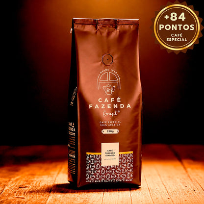 Café Especial +84 Pts Fazenda Brasil 250g Sul de Minas