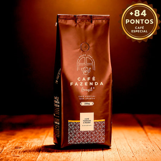 Café Especial +84 Pts Fazenda Brasil 250g Sul de Minas