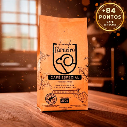 Café Especial Fazenda Carneiro 250g Sul de Minas 84 pontos Farm Coffee