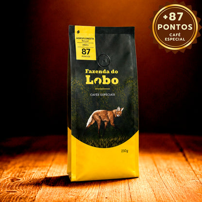 Café Especial +87 Pts Fazenda Do Lobo 250g Sul De Minas Gerais