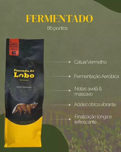 Café Especial +86 Pts Fazenda Do Lobo 500g Sul De Minas Gerais