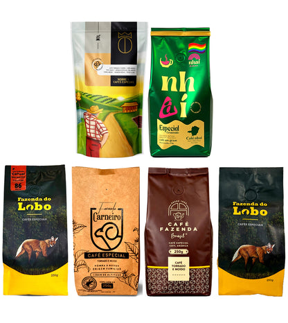 Kit Especial Degustação 250g 6 Unidades +84Pts
