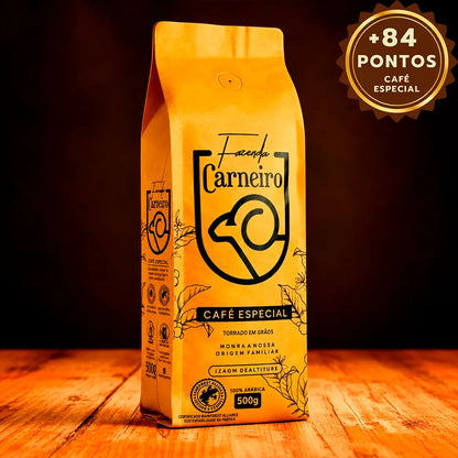Café Especial Fazenda Carneiro 500g Sul de Minas Arábica 84 Pontos Farm Coffee