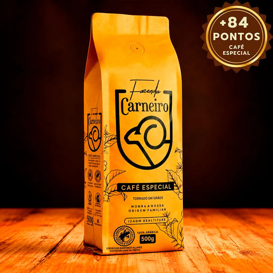 Café Especial Fazenda Carneiro 500g Sul de Minas Arábica 84 Pontos Farm Coffee