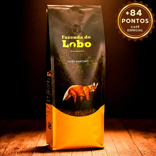 Café Especial Fazenda do Lobo 500g Sul de Minas Arábica 84 Pontos Farm Coffee