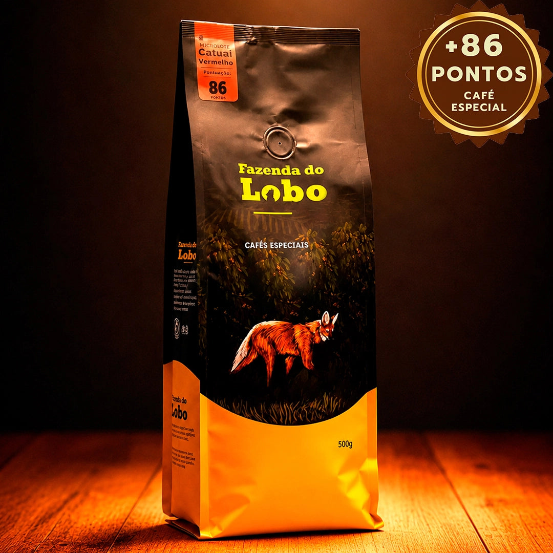Café Especial +86 Pts Fazenda Do Lobo 500g Sul De Minas Gerais