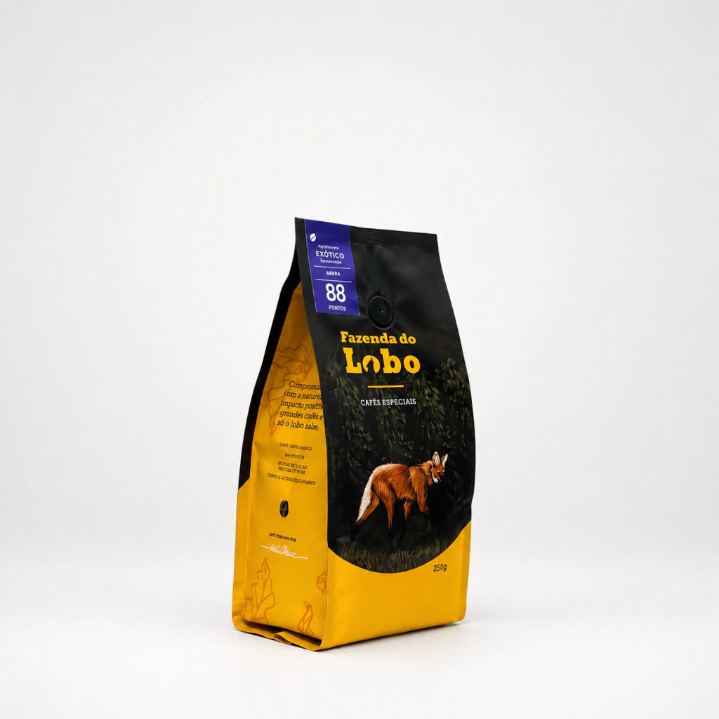 Café Especial Exótico +88 Pts Fazenda Do Lobo 250g Sul De Minas Gerais
