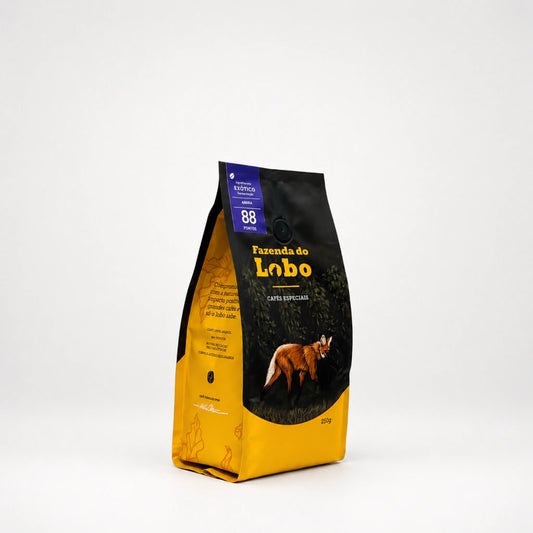 Café Especial Exótico +88 Pts Fazenda Do Lobo 250g Sul De Minas Gerais