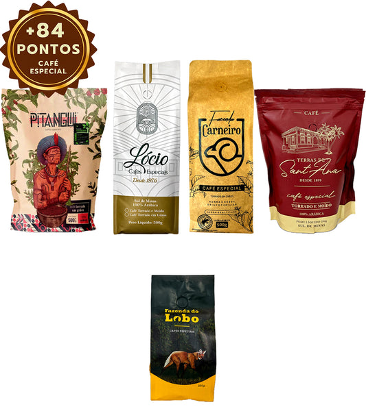 Kit Promocional 2,25 kg Café Especial Sul de Minas 4x 500g 1x 250g