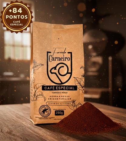 Café Especial +84 Pts Fazenda Carneiro 250g Sul de Minas