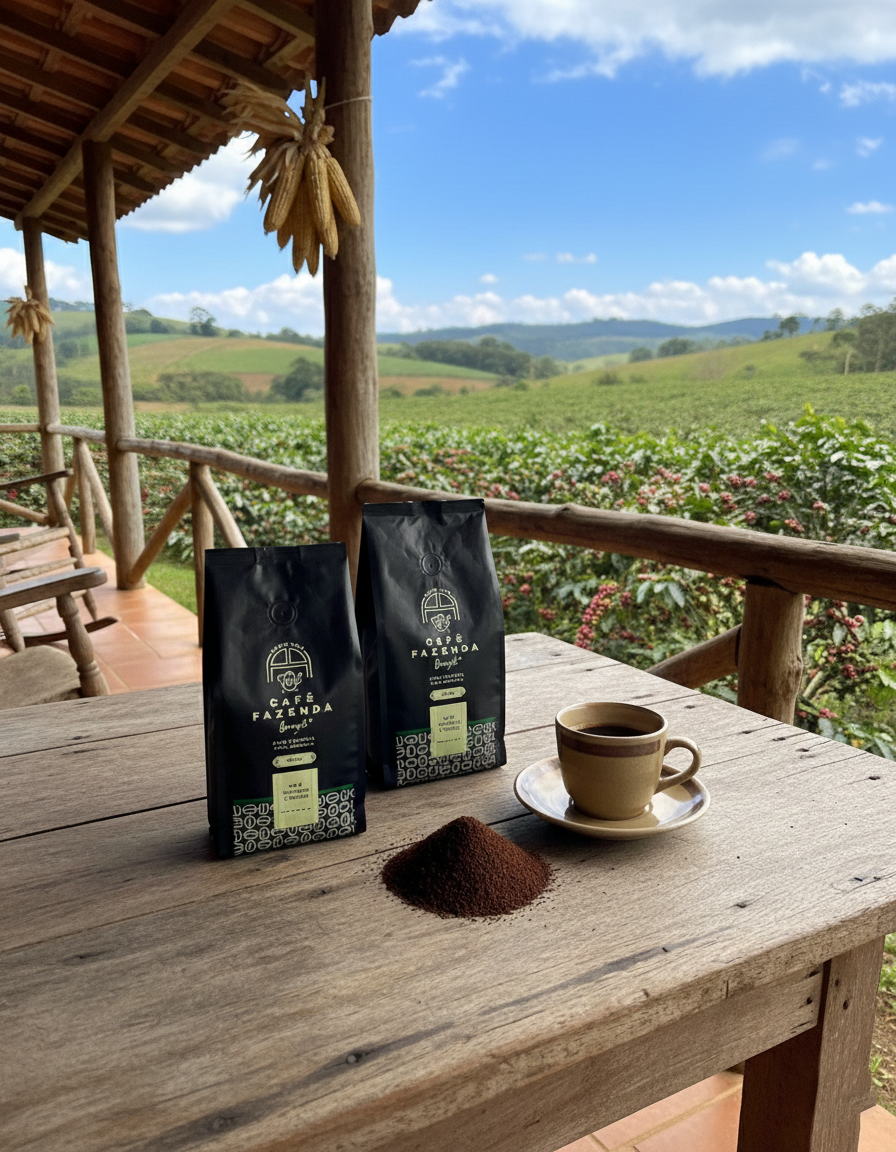 Café Especial Fazenda Brasil 500g - Sul De Minas 84pts