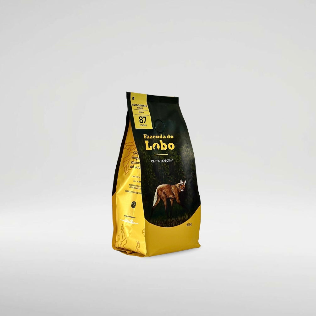 Café Especial +87 Pts Fazenda Do Lobo 250g Sul De Minas Gerais
