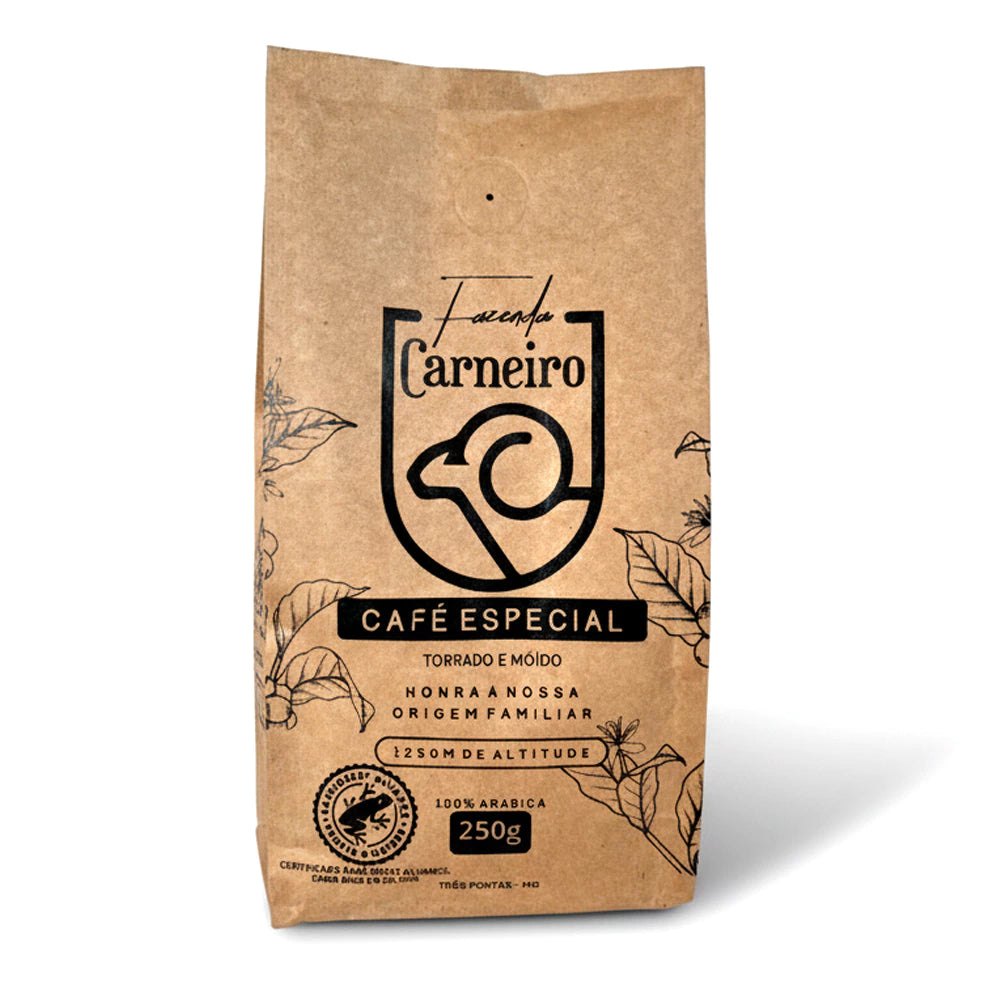Café Especial +84 Pts Fazenda Carneiro 250g Sul de Minas