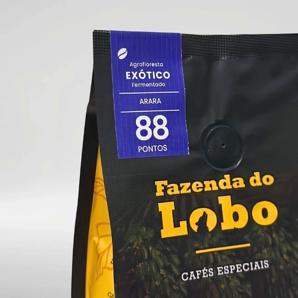 Café Especial Exótico +88 Pts Fazenda Do Lobo 500g Sul De Minas Gerais