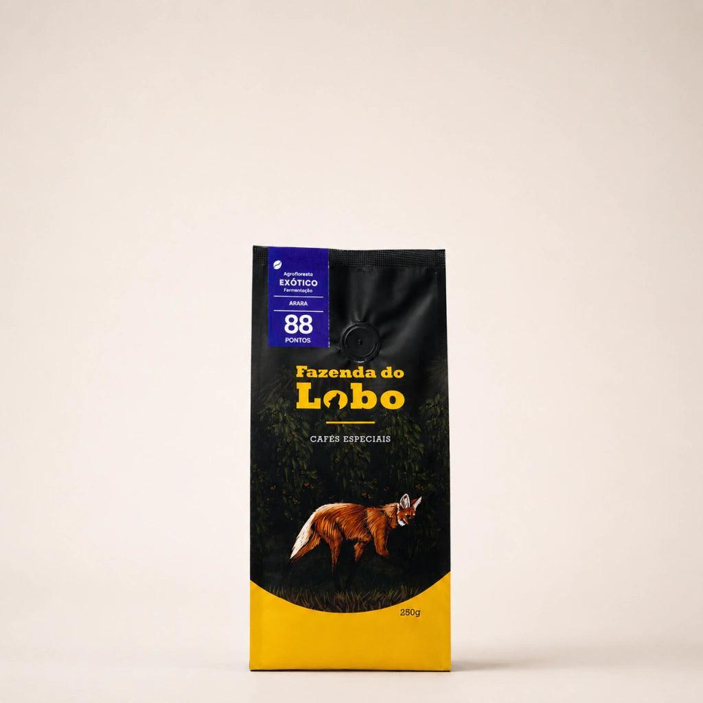Café Especial Exótico +88 Pts Fazenda Do Lobo 250g Sul De Minas Gerais