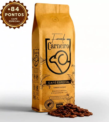 Café Especial +84 Pts Fazenda Carneiro 500g Sul de Minas