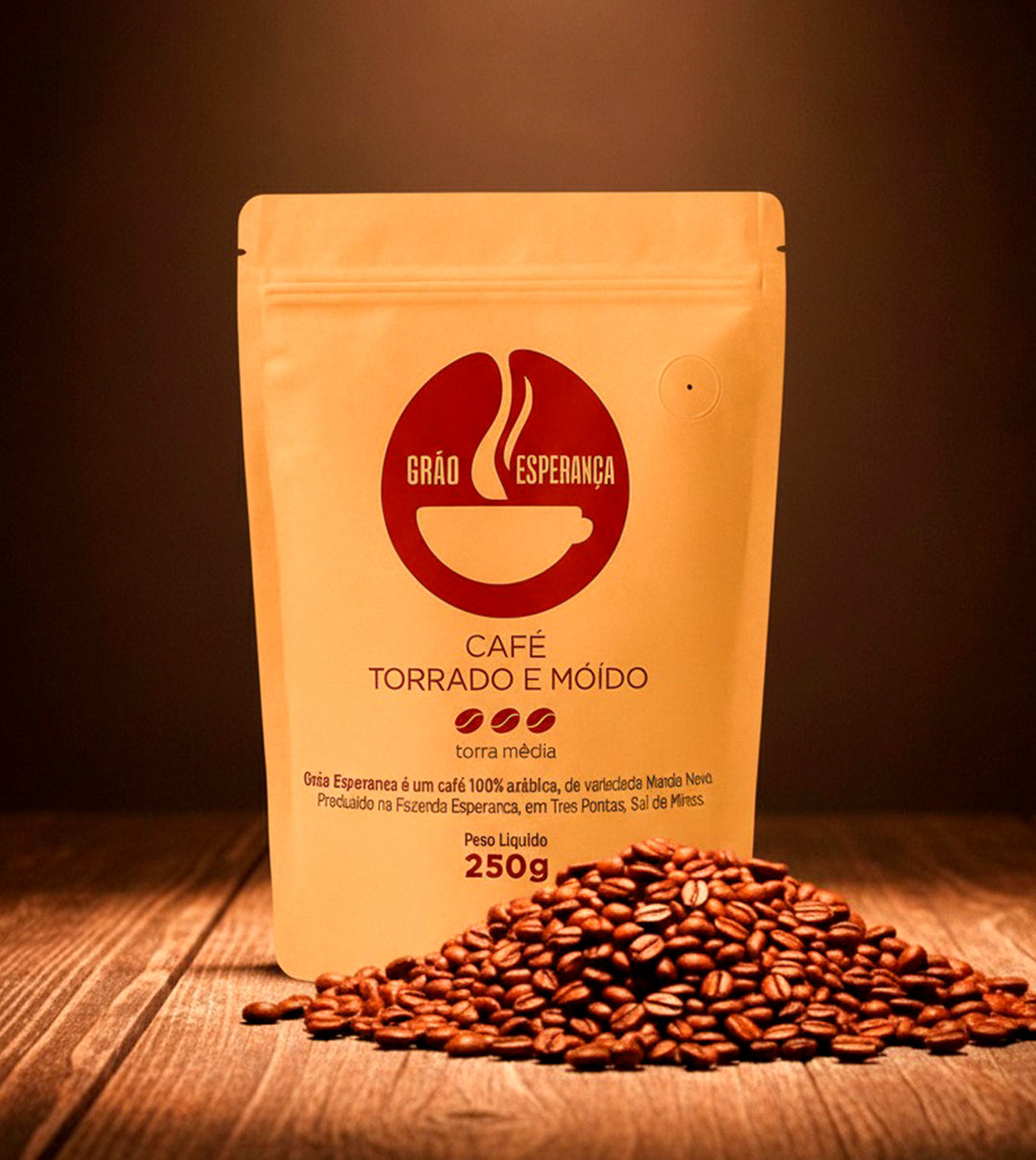 Café Gourmet Grão Esperança 250g Sul De Minas