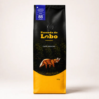 Café Especial Exótico +88 Pts Fazenda Do Lobo 500g Sul De Minas Gerais