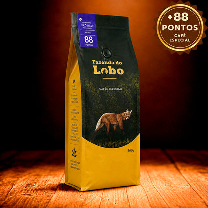 Café Especial Exótico +88 Pts Fazenda Do Lobo 500g Sul De Minas Gerais
