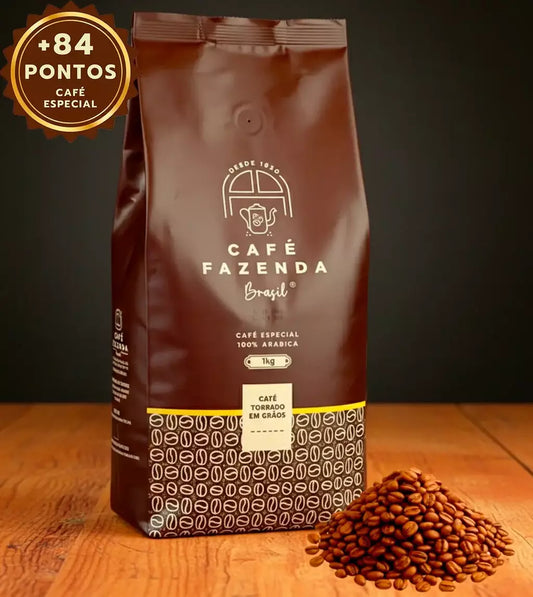 Café Especial 84 Pts Fazenda Brasil 1kg Em Grãos Sul De MG