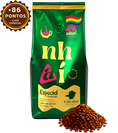 Café Especial +86 Pts Nhaí 250g Em Grãos Sul De Minas Gerais